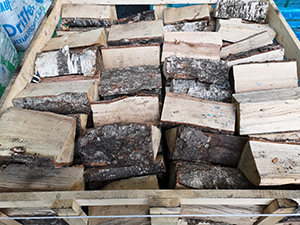 The environmental and cost benefits of burning seasoned logs