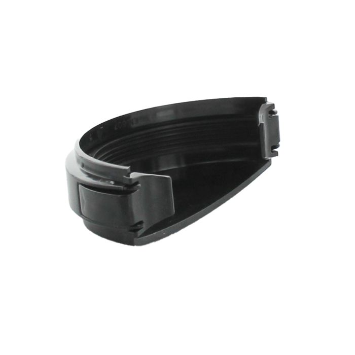 Kayflo 112mm Half Round External Stopend Black main product photo