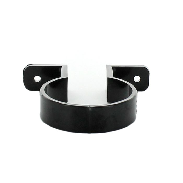 Kayflo 68mm Round Downpipe 2 Hole Bracket - Black main product photo