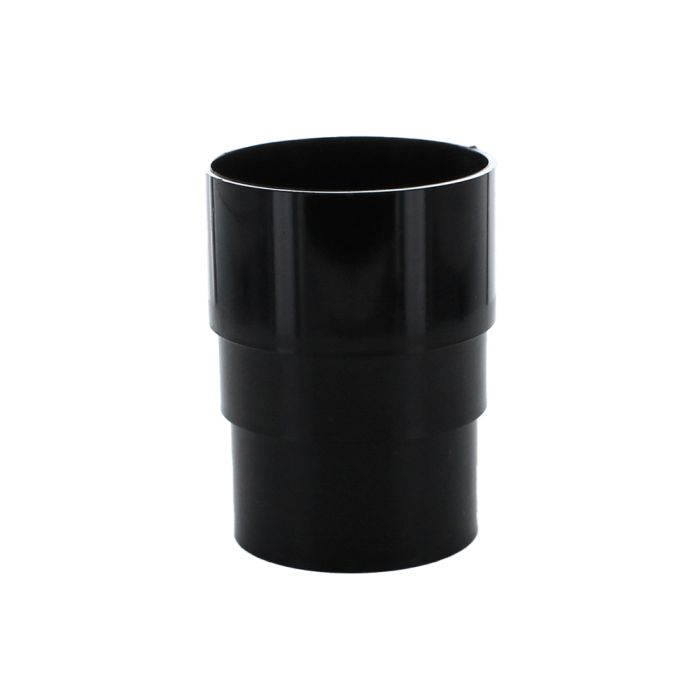 Kayflo 68mm Round Downpipe Connector - Black main product photo
