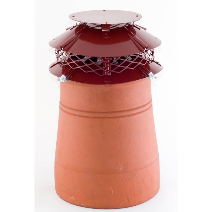 Brewer UFO MKII Anti-Downdraught Chimney Cowl - 150-250mm Internal / up to 300mm External Flues - Gas, Oil & Solid Fuel - Hook or Strap Fixing main product photo