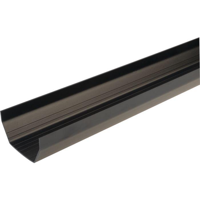 Hunter 114mm Squareflo Gutter 4m Black main product photo