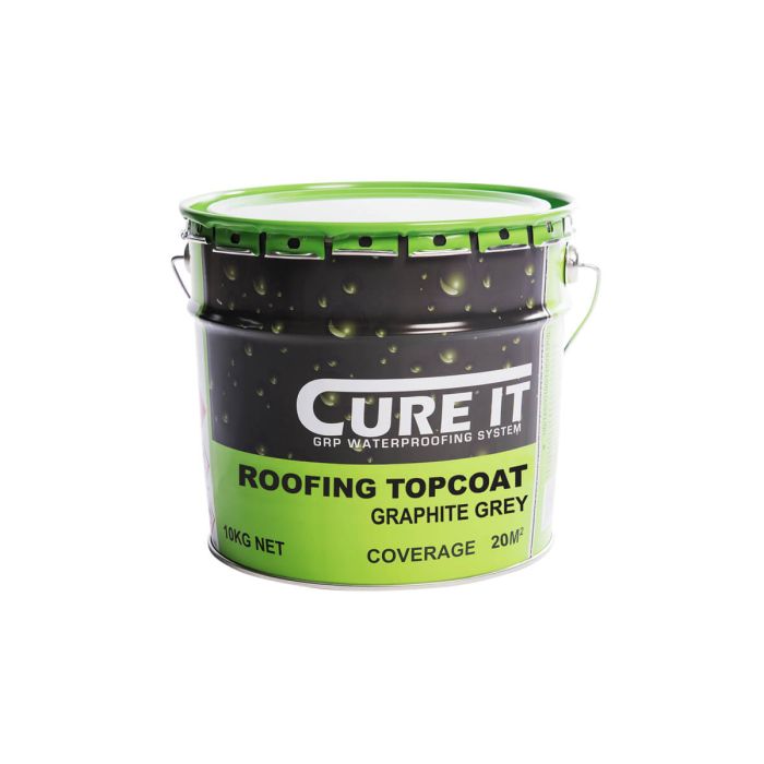 Cure It GRP Topcoat - 10kg - Graphite Grey main product photo