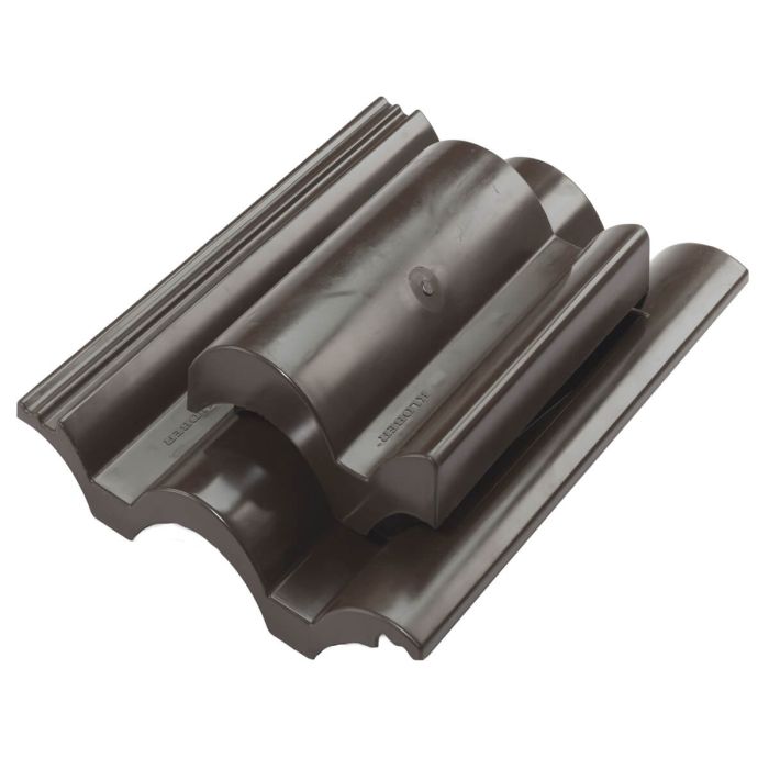 Klober High Flow Roof Tile Vent - Redland Regent - 15,000mm² Free Vent Area - Brown main product photo