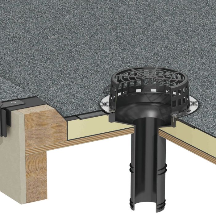 RynoDrain TPM Mechanical Fix Flange Rainwater Outlets main product photo