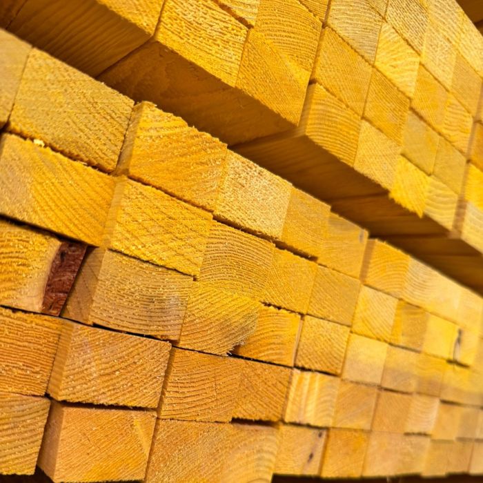 BS5534 - 38mm x 25mm Treated Yellow Roofing Batten main product photo