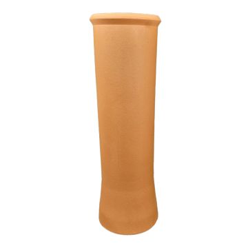 Clay Chimney Pot Traditional Roll Top 900mm Red  - from About Roofing Supplies Limited