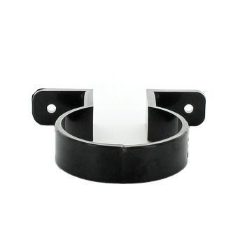 Kayflo 68mm Round Downpipe 2 Hole Bracket Black