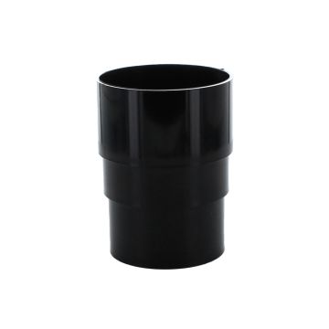 Kayflo 68mm Round Downpipe Connector Black