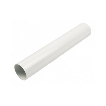 Hunter 68mm Round Downpipe White 4m