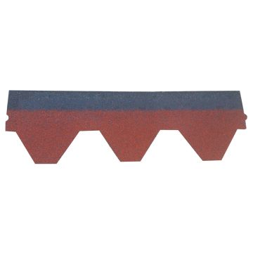 ARS Hexagonal Roof Felt Shingles 3 Square Metre Pack Red - from About Roofing Supplies Limited
