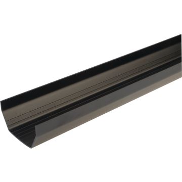 Hunter 114mm Squareflo Gutter 2m Black