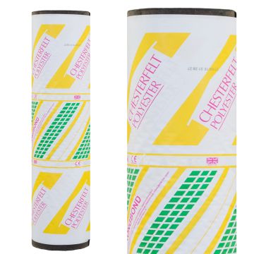 Chesterfelt Strongbond HT180 Polyester Sanded Bonding Felt 20mtr x 1mtr - from About Roofing Supplies Limited