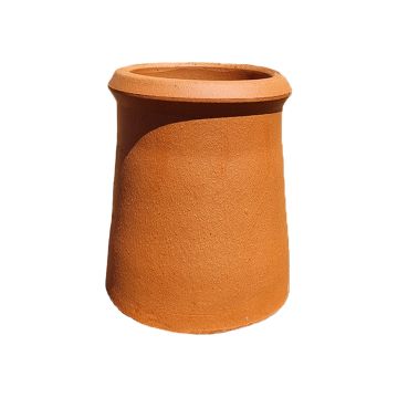 Clay Chimney Pot Traditional Roll Top 1200mm Red  - from About Roofing Supplies Limited