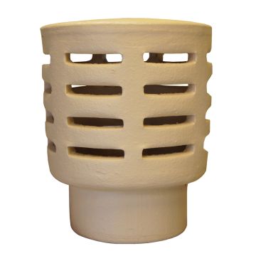 Clay GC2 Gas Flue Chimney Terminal 185mm Spigot Buff - from About Roofing Supplies Limited
