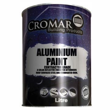 Cromar Solar Reflective Aluminium Roof Paint 25 litre - from About Roofing Supplies Limited