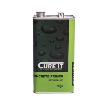 Cure It GRP Roofing G4 Concrete Primer 5kg - from About Roofing Supplies Limited