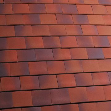 Marley Eternit Hawkins Single Camber Clay Machine Made Plain Roof Tile Dark Heather - from About Roofing Supplies Limited