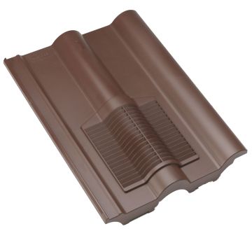 Klober Uni-Line Universal Roof Tile Vent Terracotta Red - from About Roofing Supplies Limited
