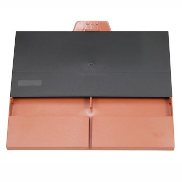 Klober Plain Roof Tile Vent For Concrete Or Machine Made Clay Roof Tiles Terracotta Red - from About Roofing Supplies Limited