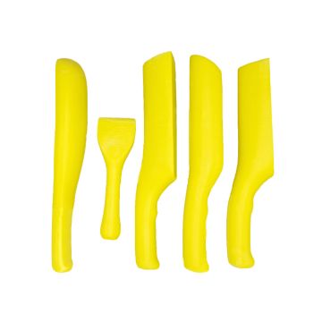 Lead Dresser Set: 5 Piece Plastic Set For Roofing & Lead Working