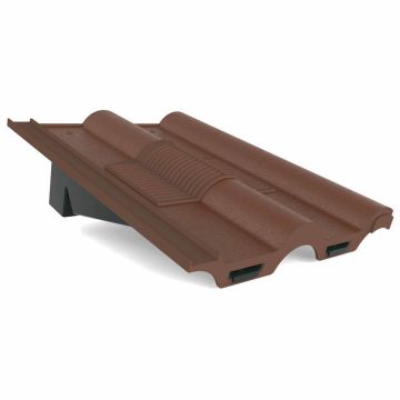 Manthorpe GTV DR SB Double Roman Roof Tile Vent Brown - from About Roofing Supplies Limited