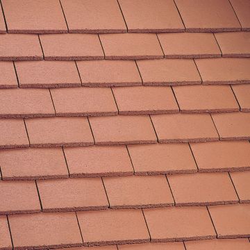 Marley Concrete Plain Roof Tile Mosborough Red - from About Roofing Supplies Limited