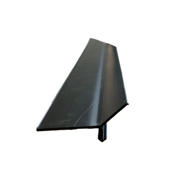 Permaroof UPVC 2 Part Gutter 65mm x 2.5m Black