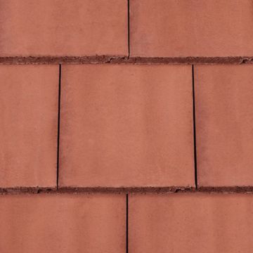 Redland Mockbond Mini Stonewold Flat Profile Concrete Roof Tiles Col 34 Terracotta - from About Roofing Supplies Limited