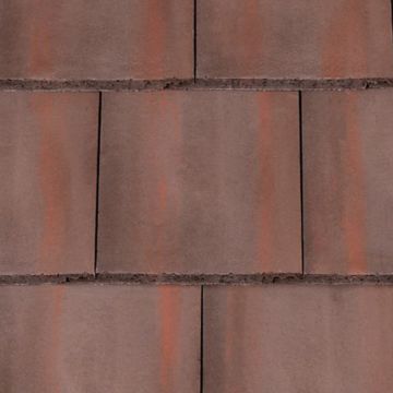 Redland Mini Stonewold Flat Profile Concrete Roof Tiles Colour 52 Breckland Brown - from About Roofing Supplies Limited
