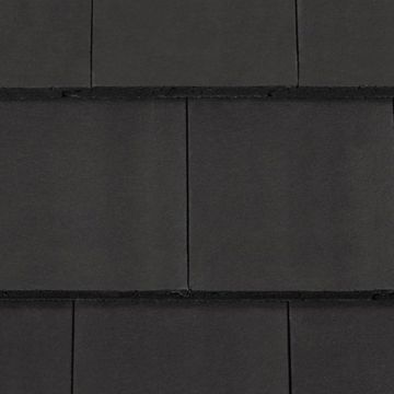 Redland Mini Stonewold Flat Profile Concrete Roof Tiles Colour 63 Black - from About Roofing Supplies Limited