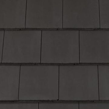 Redland Mini Stonewold Flat Profile Concrete Roof Tiles Colour 77 Charcoal Grey - from About Roofing Supplies Limited