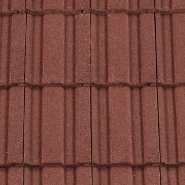 Redland 49 Concrete Interlocking Roof Tiles Antique Red Colour 03 - from About Roofing Supplies Limited