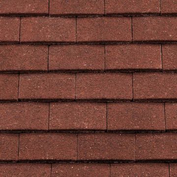 Redland Concrete Plain Tile Antique Red Colour 03 - from About Roofing Supplies Limited