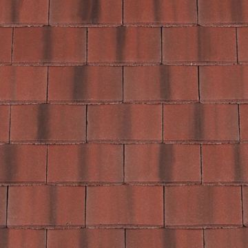 Redland Concrete Plain Tile Rustic Red Colour 78 - from About Roofing Supplies Limited