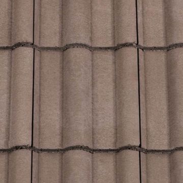 Redland Double Roman Concrete Interlocking Roof Tiles Colour 36 Tudor Brown - from About Roofing Supplies Limited