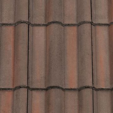 Redland Double Roman Concrete Interlocking Roof Tiles Colour 52 Breckland Brown - from About Roofing Supplies Limited