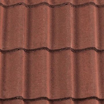 Redland Grovebury Concrete Interlocking Roof Tiles Colour 03 Antique Red - from About Roofing Supplies Limited