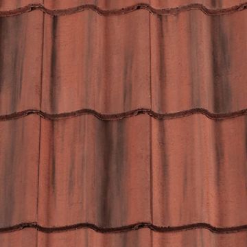 Redland Grovebury Concrete Interlocking Roof Tiles Colour 39 Farmhouse Red - from About Roofing Supplies Limited