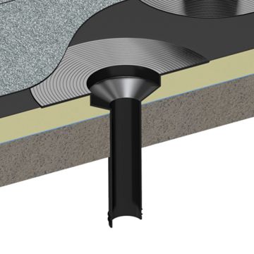RynoDrain TPS/100 Flat Roof Sump Flange Rainwater Outlets - from About Roofing Supplies Limited