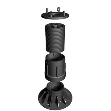 RynoDeckSupport RDA-2 Self Levelling Adjustable Decking Pedestals - from About Roofing Supplies Limited