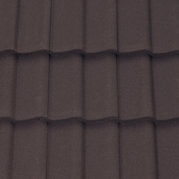 Sandtoft Double Pantile Concrete Interlocking Roof Tiles Antique Brown - from About Roofing Supplies Limited