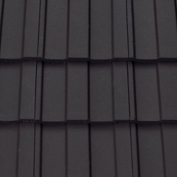 Sandtoft Lindum Concrete Interlocking Roof Tile Dark Grey - from About Roofing Supplies Limited