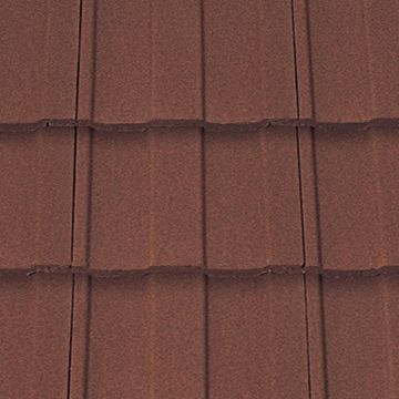 Sandtoft Lindum Concrete Interlocking Roof Tile Mottled Red - from About Roofing Supplies Limited
