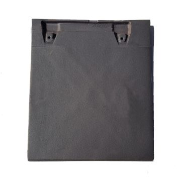 Sandtoft 20/20 Interlocking Clay Roof Tile Left Hand Verge Tile And Half Antique Slate - from About Roofing Supplies Limited