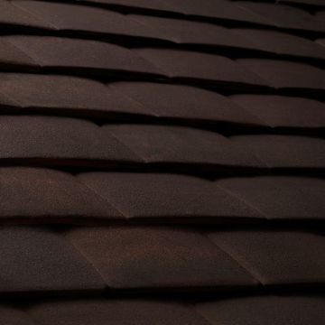 Sandtoft Barrow Handcrafted Clay Plain Roof Tile Red Basalt - from About Roofing Supplies Limited