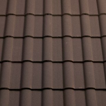Sandtoft Double Roman Concrete Interlocking Roof Tiles Antique Brown - from About Roofing Supplies Limited