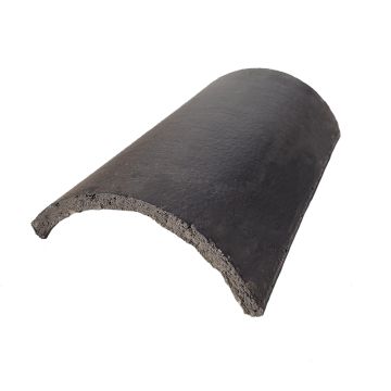 Sandtoft Concrete Duracoat Segmental Ridge Antique Slate - from About Roofing Supplies Limited