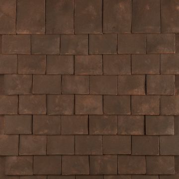 Sandtoft Goxhill Handmade Traditional Clay Plain Roof Tiles Dark Chestnut - from About Roofing Supplies Limited