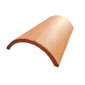 Sandtoft Concrete Duracoat Segmental Ridge Natural Red - from About Roofing Supplies Limited